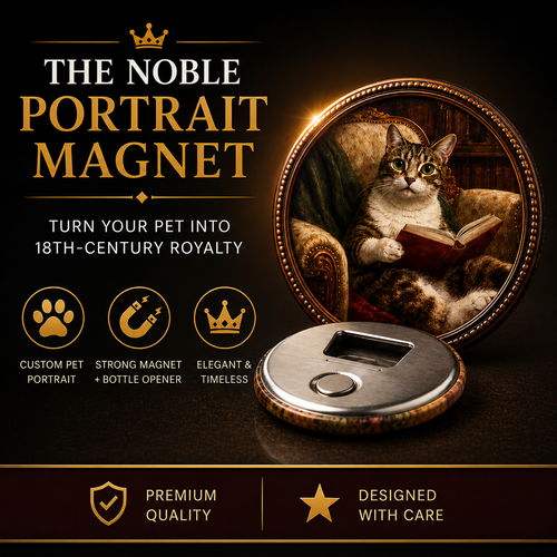 The noble portrait magnet - customized